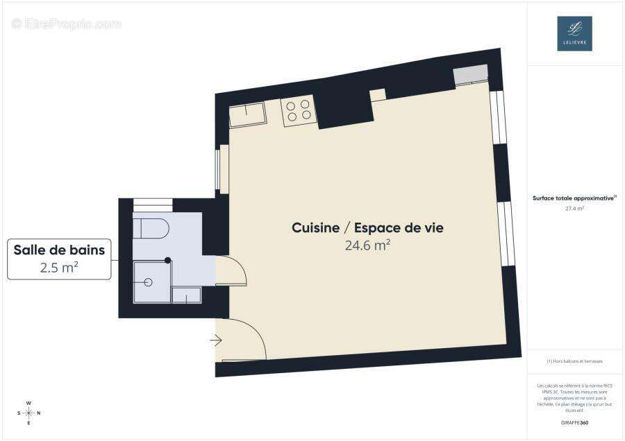 Appartement à PARIS-6E