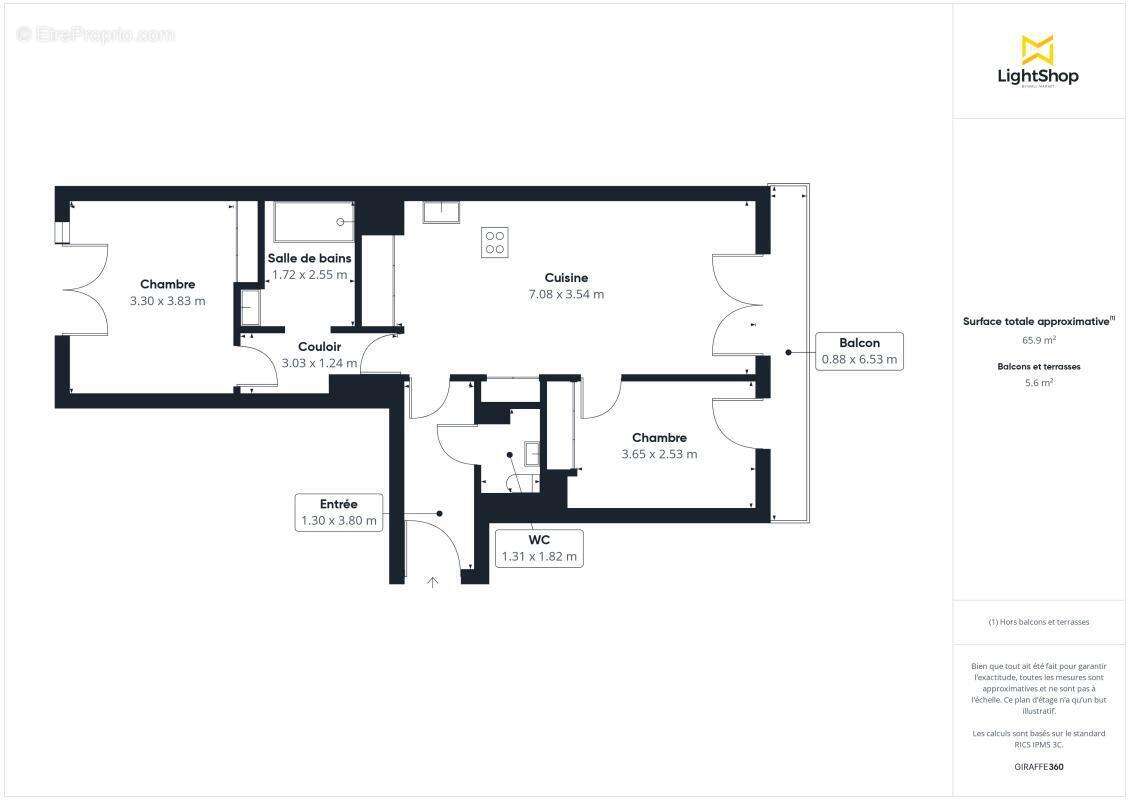 Appartement à CLICHY