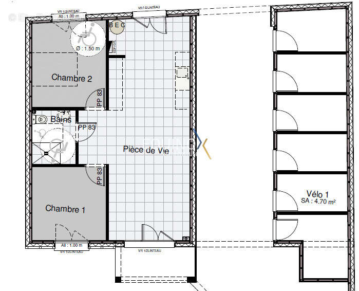 Appartement à FROSSAY