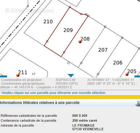 Terrain à VERNEVILLE