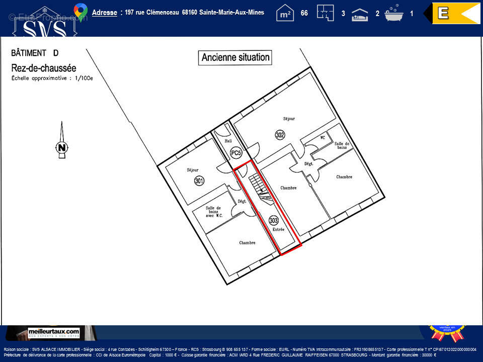 Appartement à SAINTE-MARIE-AUX-MINES