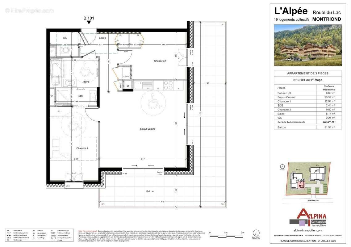 Appartement à MONTRIOND