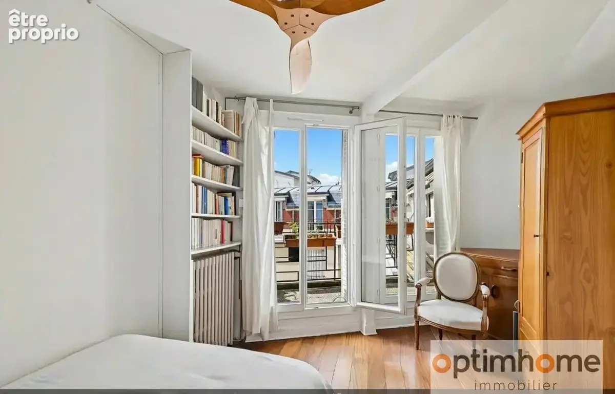 Appartement à vendre 2 pièces - auteuil / jasmin - paris xvième -  dernier étage – grand balcon – vue dégagée - photo 15