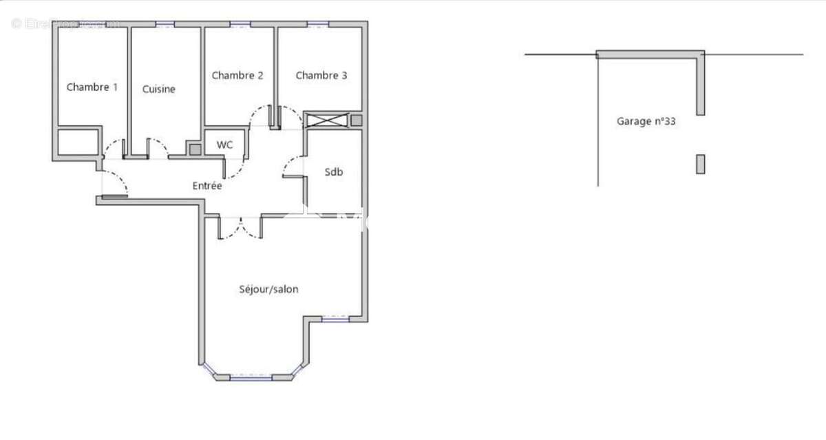 LAVAL – Rive Droite  Résidence Les Charmilles  Appartement T4 de 99 m² avec ascenseur, parking et parc privé - photo 19