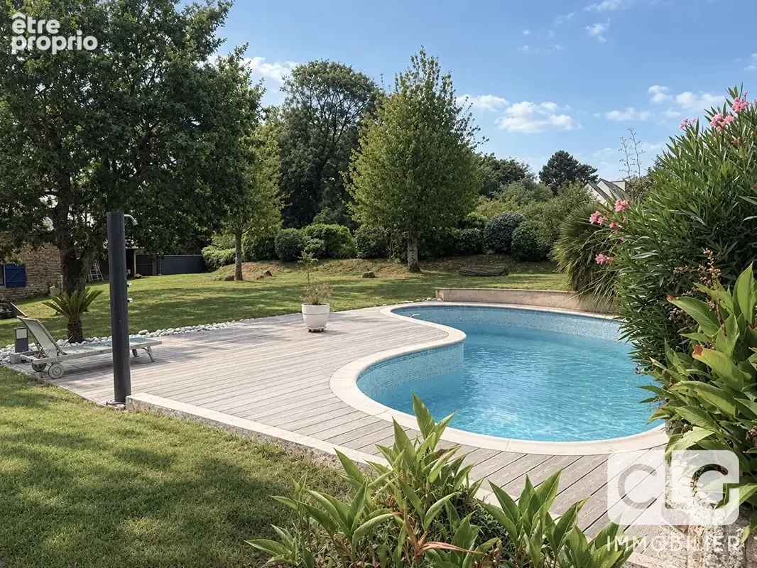 Quimper sud ? belle propriété en pierre avec piscine et plus de 2 000 m² de terrain - photo 4