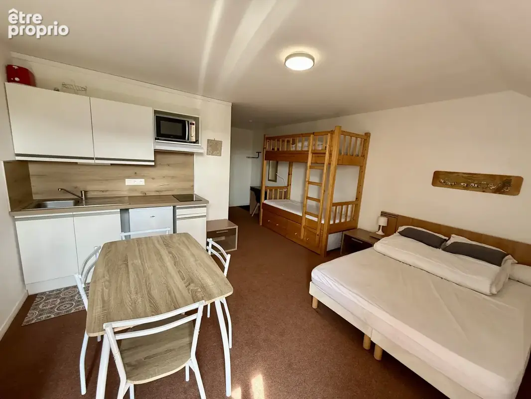 Studio la féclaz   investissement locatif   résidence de tourisme - photo 2