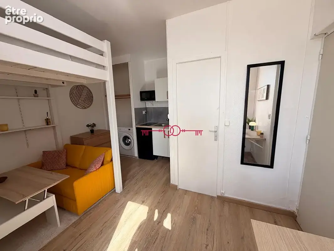 Appartement Reims 1 pièce(s) 15.10 m2 - photo 3