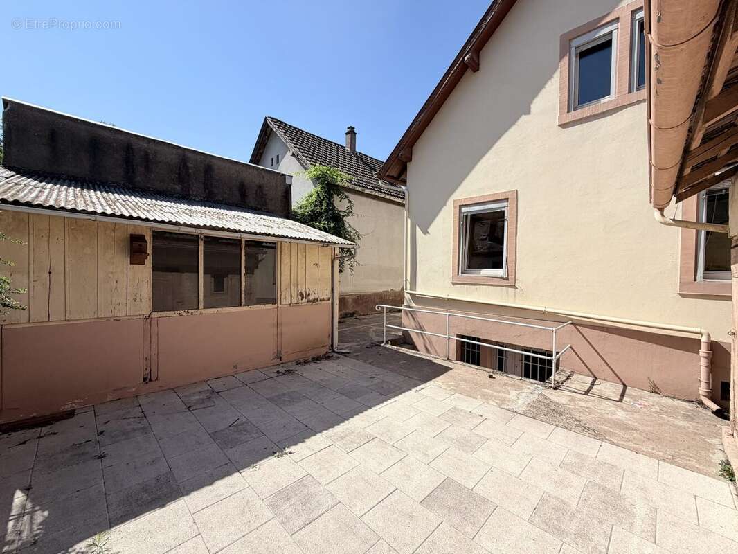 Cour arrière avec dépendances - Maison à SCHILTIGHEIM