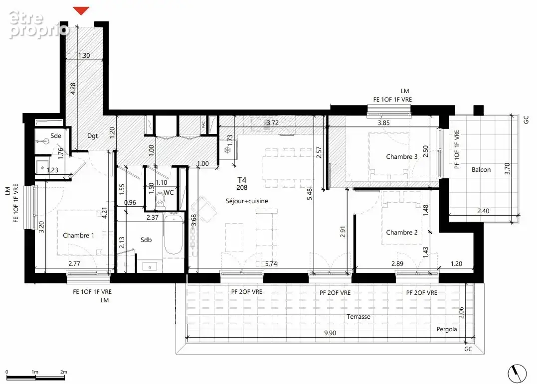Appartement à TOULOUSE