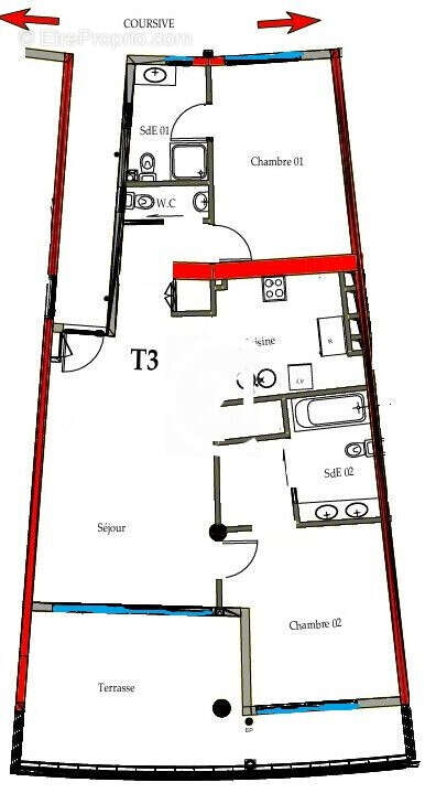 Appartement à FORT-DE-FRANCE