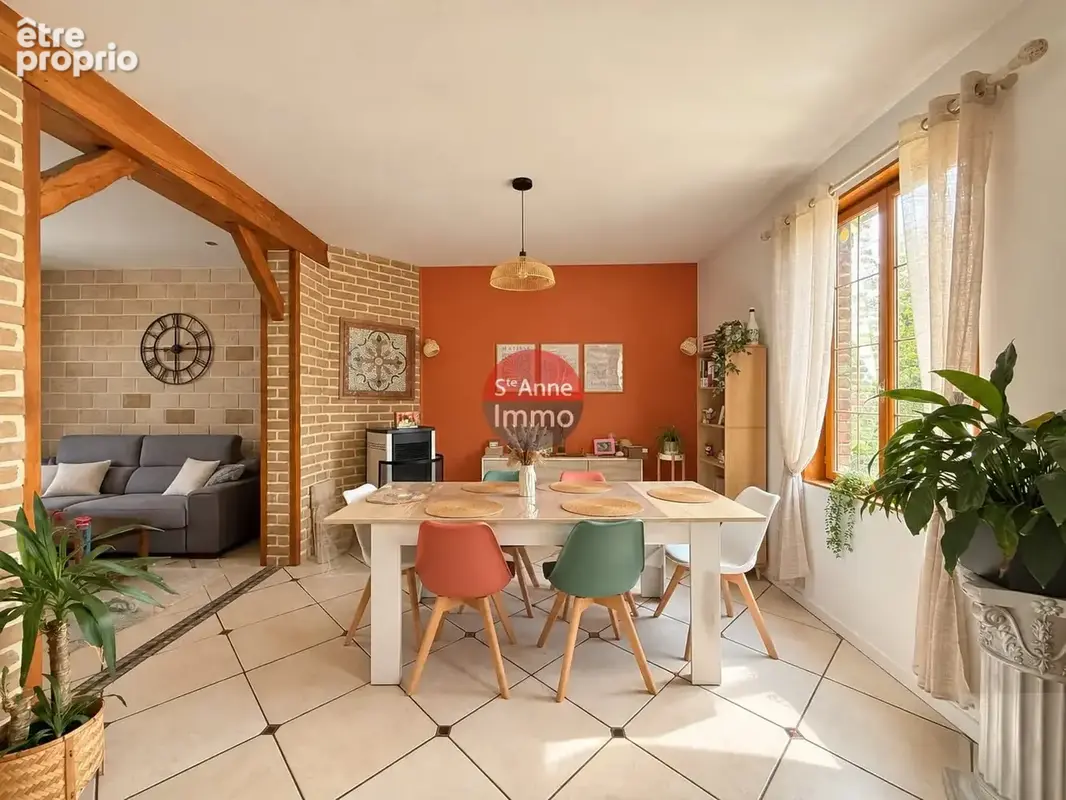 Champien - 96m2 - 3 chambres - 1 bureau - garages - jardin - terrasse - cave - photo 5