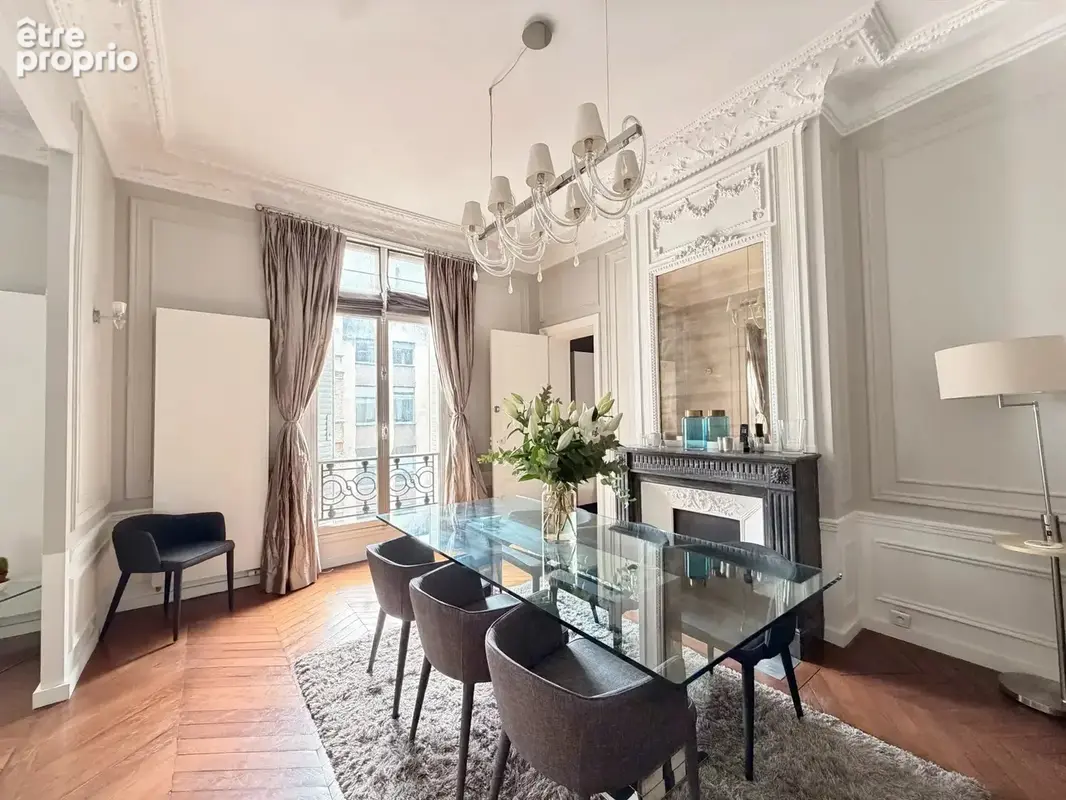 Paris 16 . Foch - Pergolèse, belle rénovation,  plein Sud            150 m2 / 3 chambres - 4ème étage - photo 4