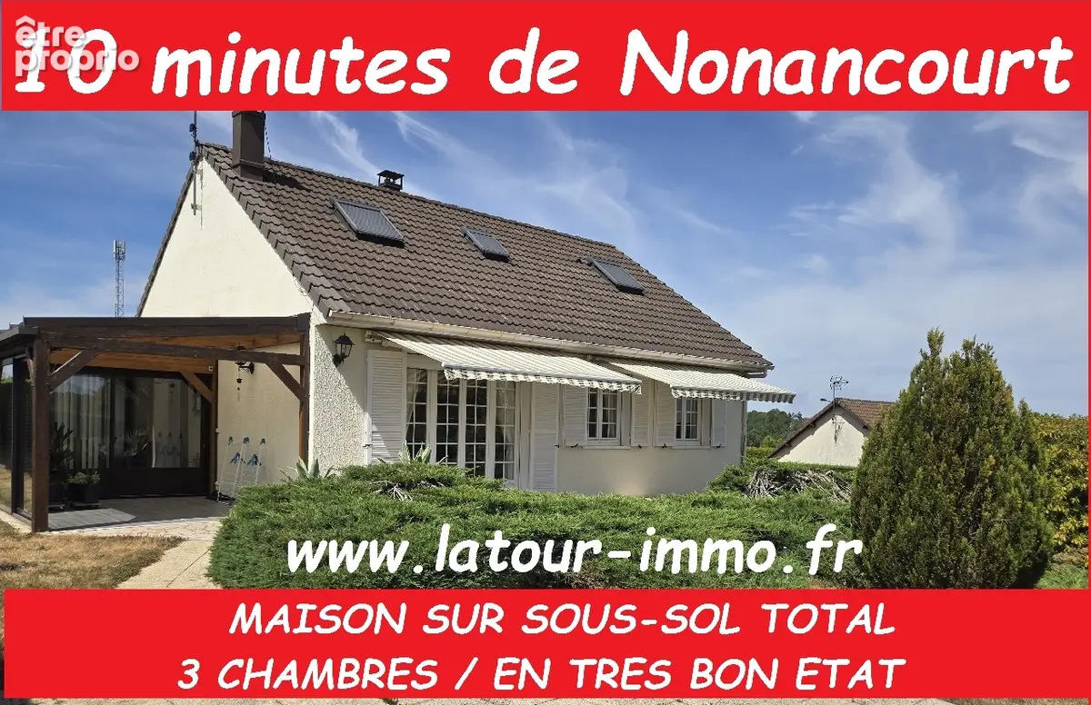 Maison 3 pièces 93 m² à vendre à Nonancourt (27320) - photo 1