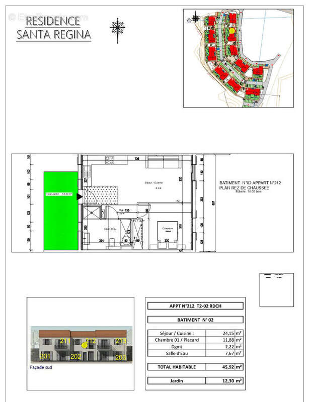 Appartement à OLMETA-DI-TUDA