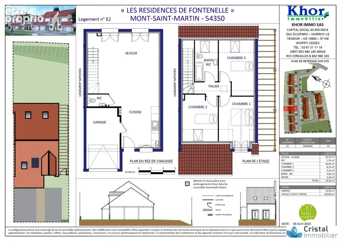 Maison 5 pièces 80 m² à vendre à Mont-Saint-Martin (54350) - photo 2