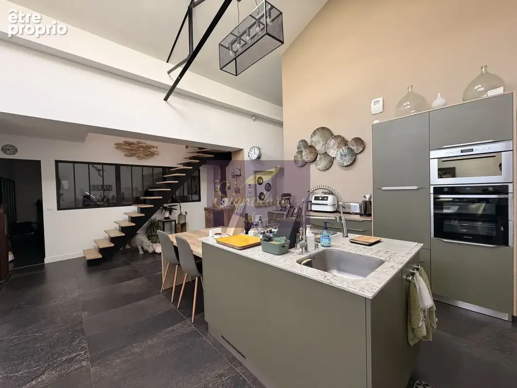 Superbe loft proche tram 3 chambres double garage terrasse - photo 5