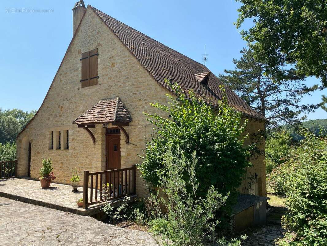 Maison côté entrée - Maison à BEYNAC-ET-CAZENAC