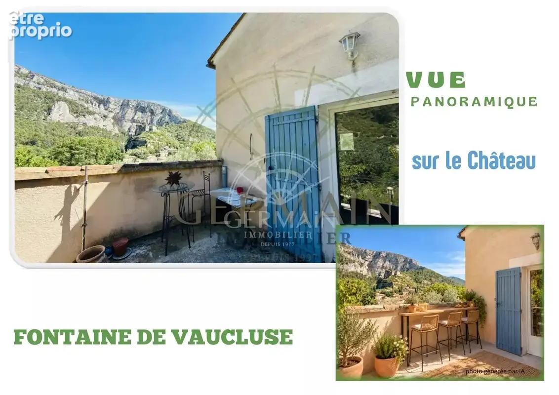 Maison 3 pièces 65 m² · à Fontaine-de-Vaucluse · 65 m² · 260 000 €