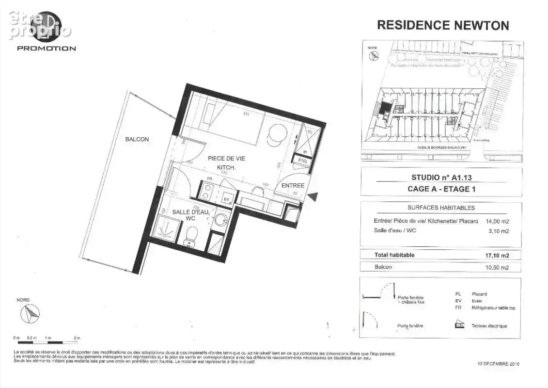 Idéal investisseur – Studio meublé + Terrasse  Bail commercial (Loyer garanti) - photo 6