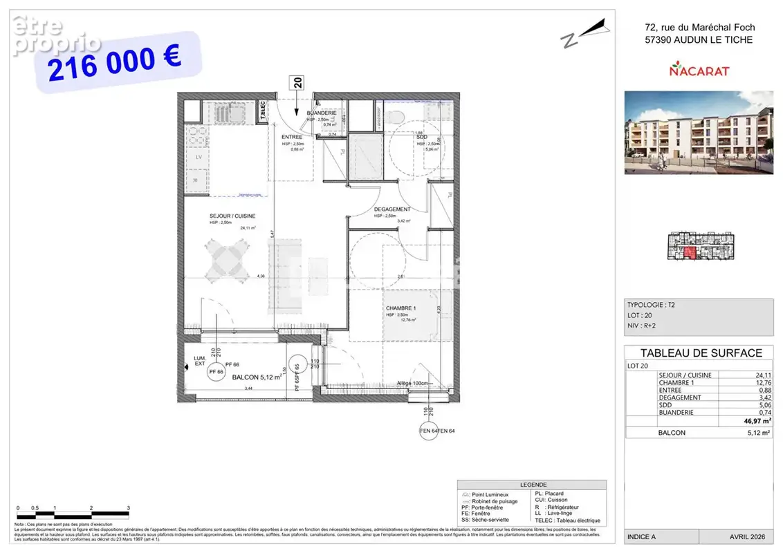 Programme Neuf "Coeur d'Opale" AppartementsT2  de 37,84 m2 à 47m2 - photo 18