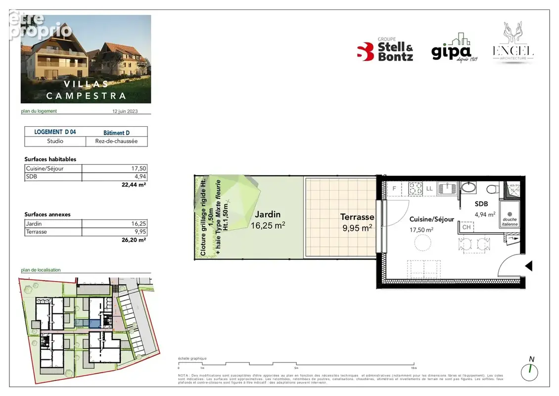 Appartement à BREUSCHWICKERSHEIM