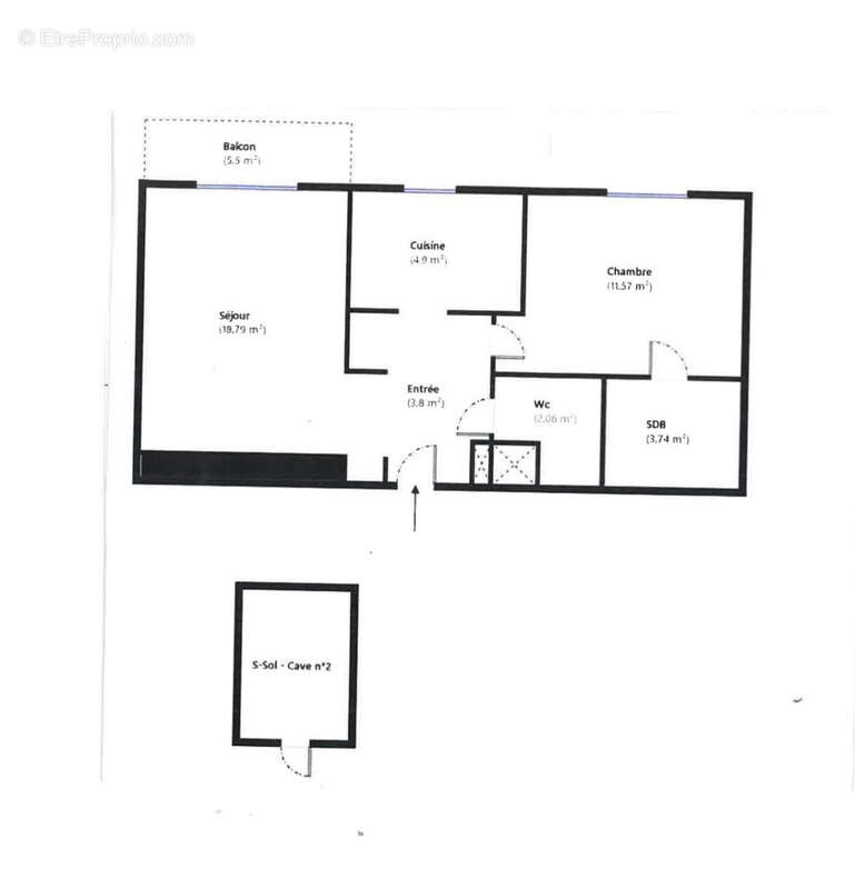 Appartement à PARIS-18E