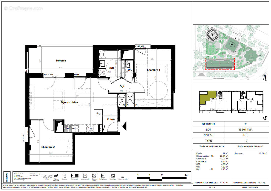 Appartement T3 - 61m2 - Cartoucherie - photo 4