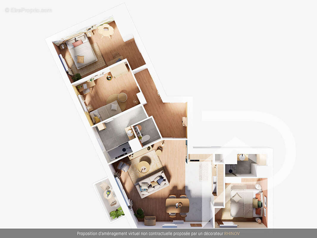 Appartement Ivry Sur Seine 4 pièce(s) 79.62 m2 - photo 16