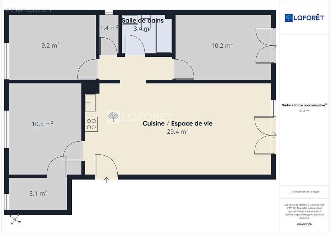 Appartement à QUIMPER