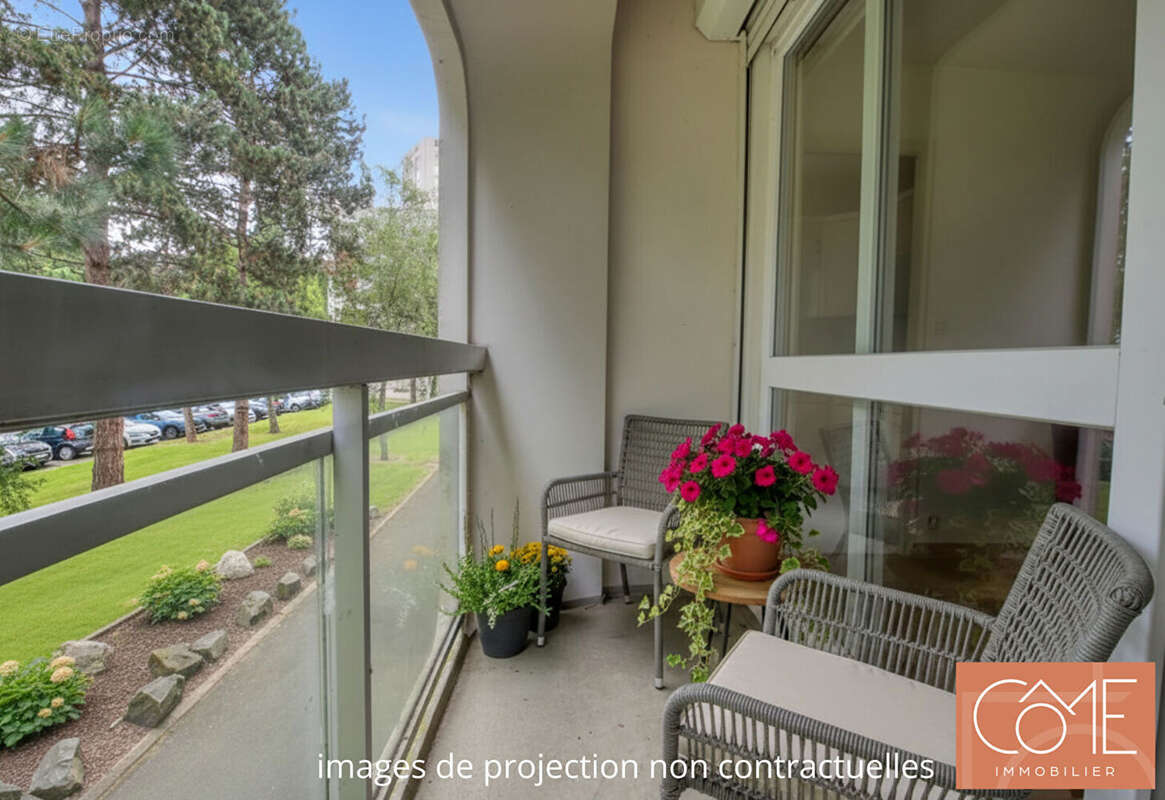 Rennes nord a proximite de la coulee verte - appartement t2 - balcon - 43m² env - cave - photo 4