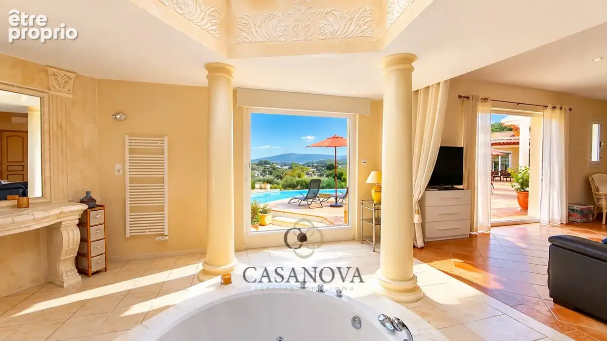 Villa de 314 m² avec piscine à débordement et vue panoramique à Châteauneuf-Grasse - photo 9