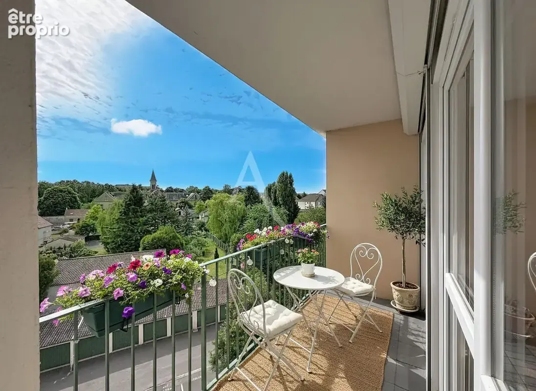 Appartement Meaux F3 de 67 m2 - proche gare et centre ville - balcon - ascenseur et cave. - photo 3