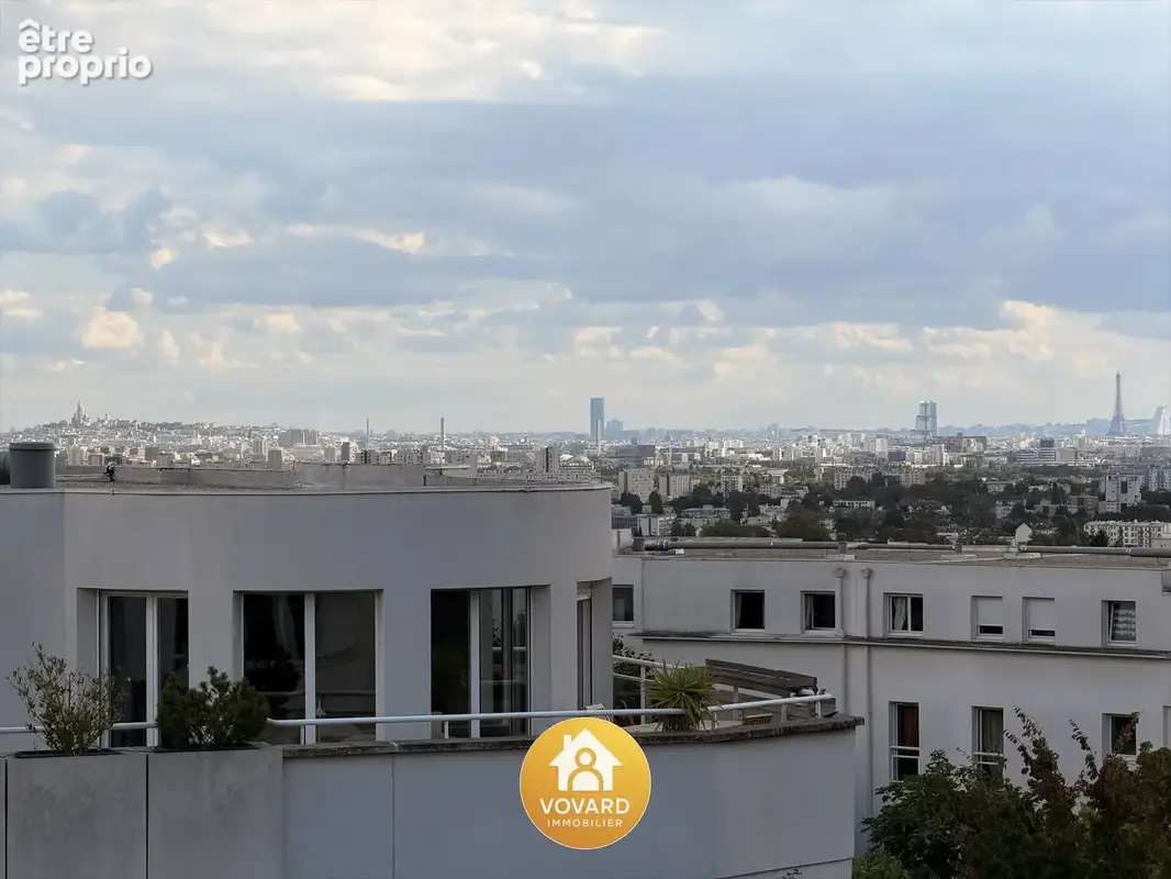 F4 de 90 m2 avec vue sur paris  à montmorency - photo 14