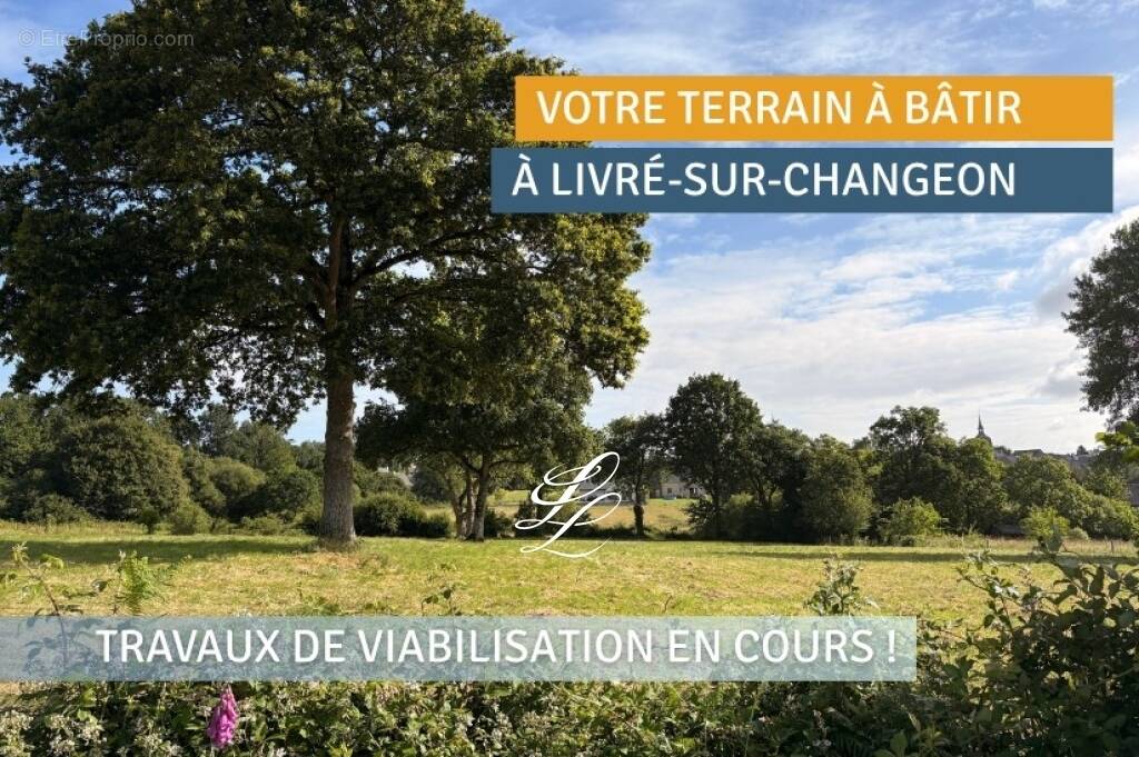 Terrain à LIVRE-SUR-CHANGEON