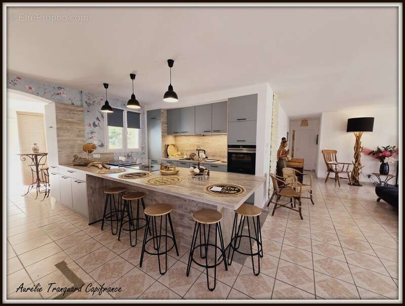 Maison à vendre 5 pièces LES EGLISES D'ARGENTEUIL (17) 154m² - terrain 700m²- 2 chambres + 1 suite parentale - photo 2