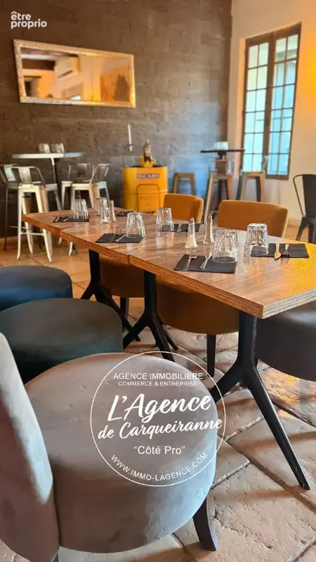 A vendre fonds de commerce restaurant 160 m2 entierement equipe avec terrasse bioclimatique au centre de la garde - photo 7