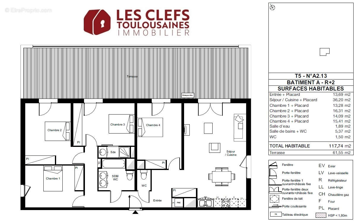 Appartement à TOULOUSE