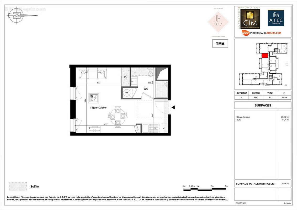 Appartement à SAINT-CYR-SUR-LOIRE