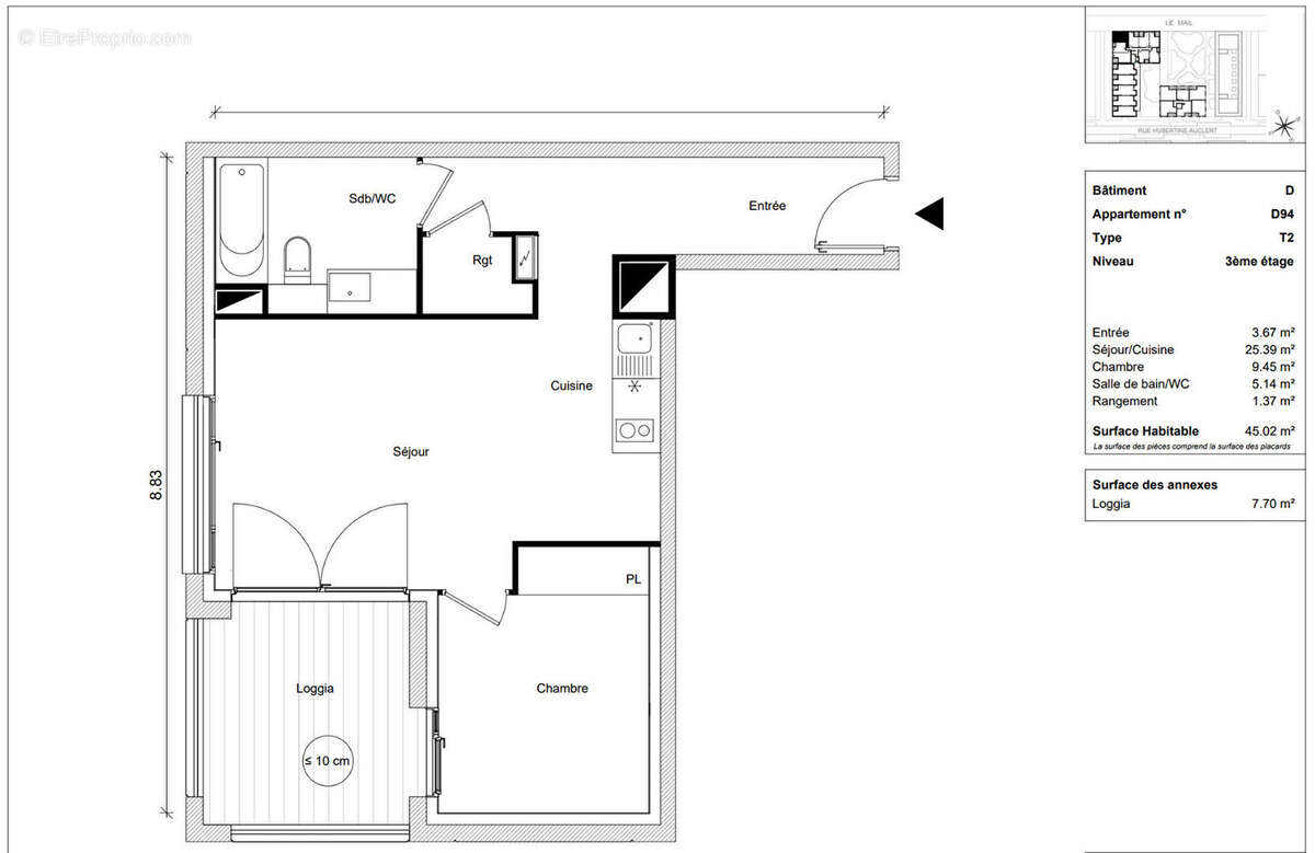 Appartement à TOULOUSE