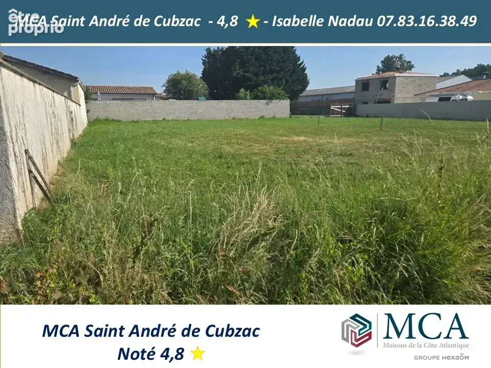 Terrain 426 m² à vendre à Saint-Andre-De-Cubzac (33240) - photo 2