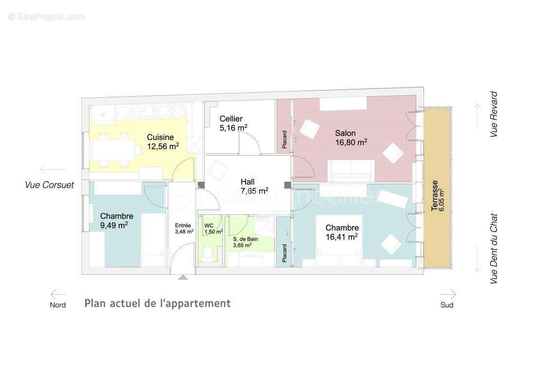 Appartement à AIX-LES-BAINS