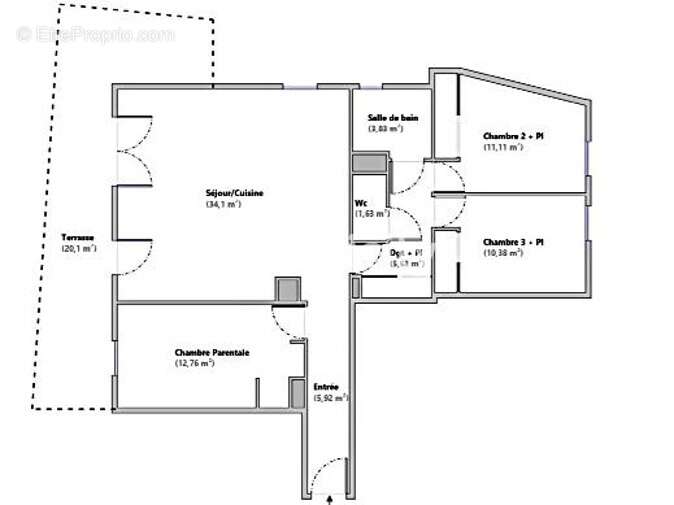 Appartement à MARSEILLE-9E