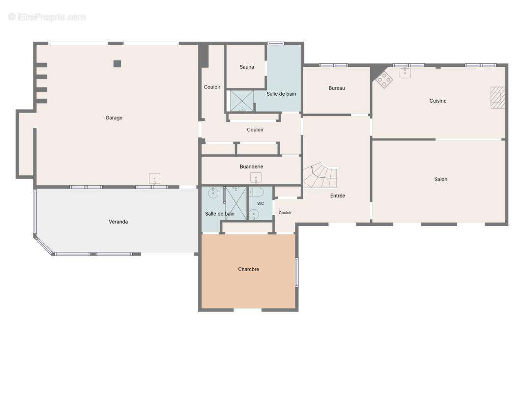 Grande maison avec Piscine, Sauna, Jacuzzi et Tennis - photo 7