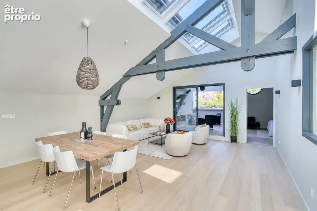 Centre Craponne   Loft contemporain   Dernier étage avec terrasse tropézienne - photo 3