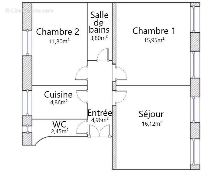 Appartement à PARIS-18E