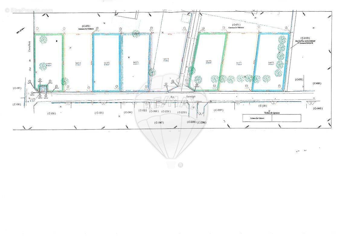 Terrain à VILLEBLEVIN