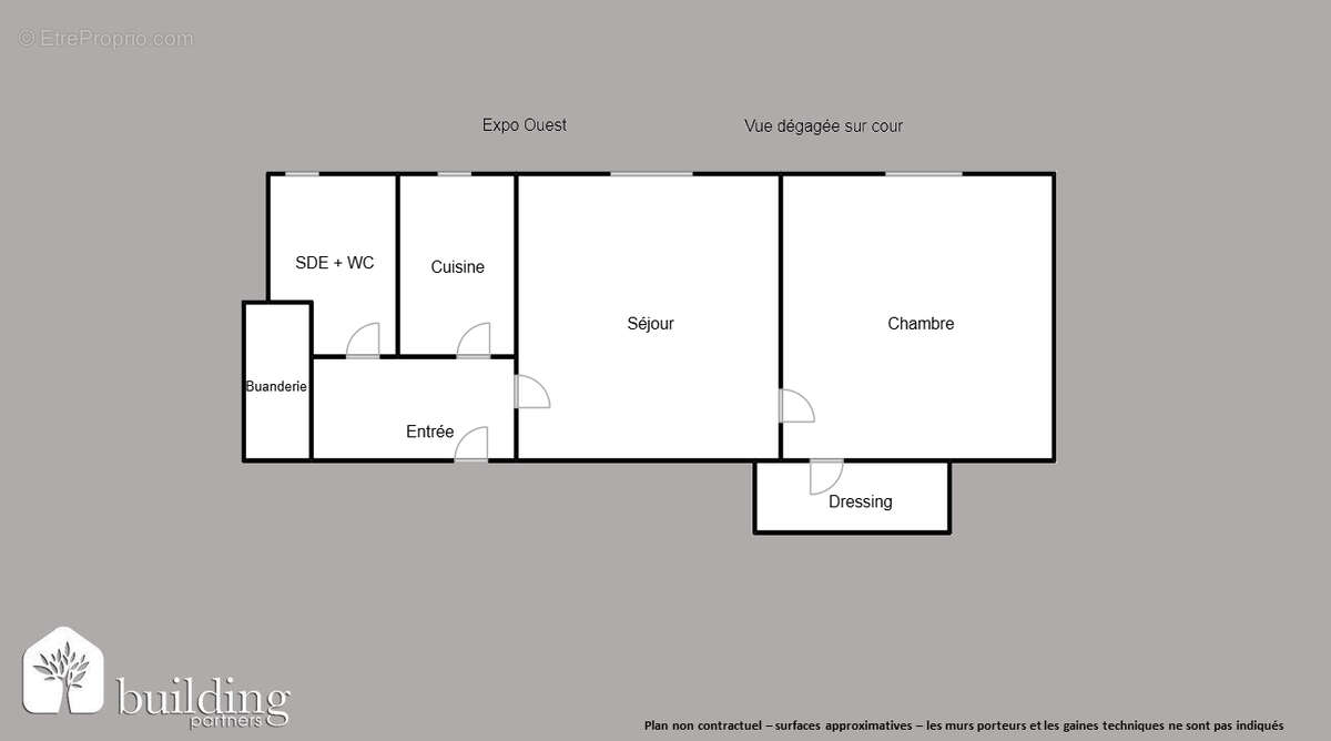 Jean-Zay Levallois-Perret - Appartement 2 pièces 35 m² - photo 2