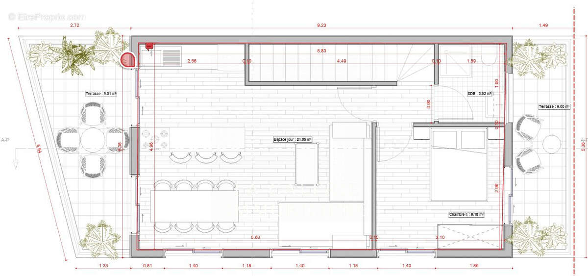 Appartement 92 m² à Sannois  - photo 7
