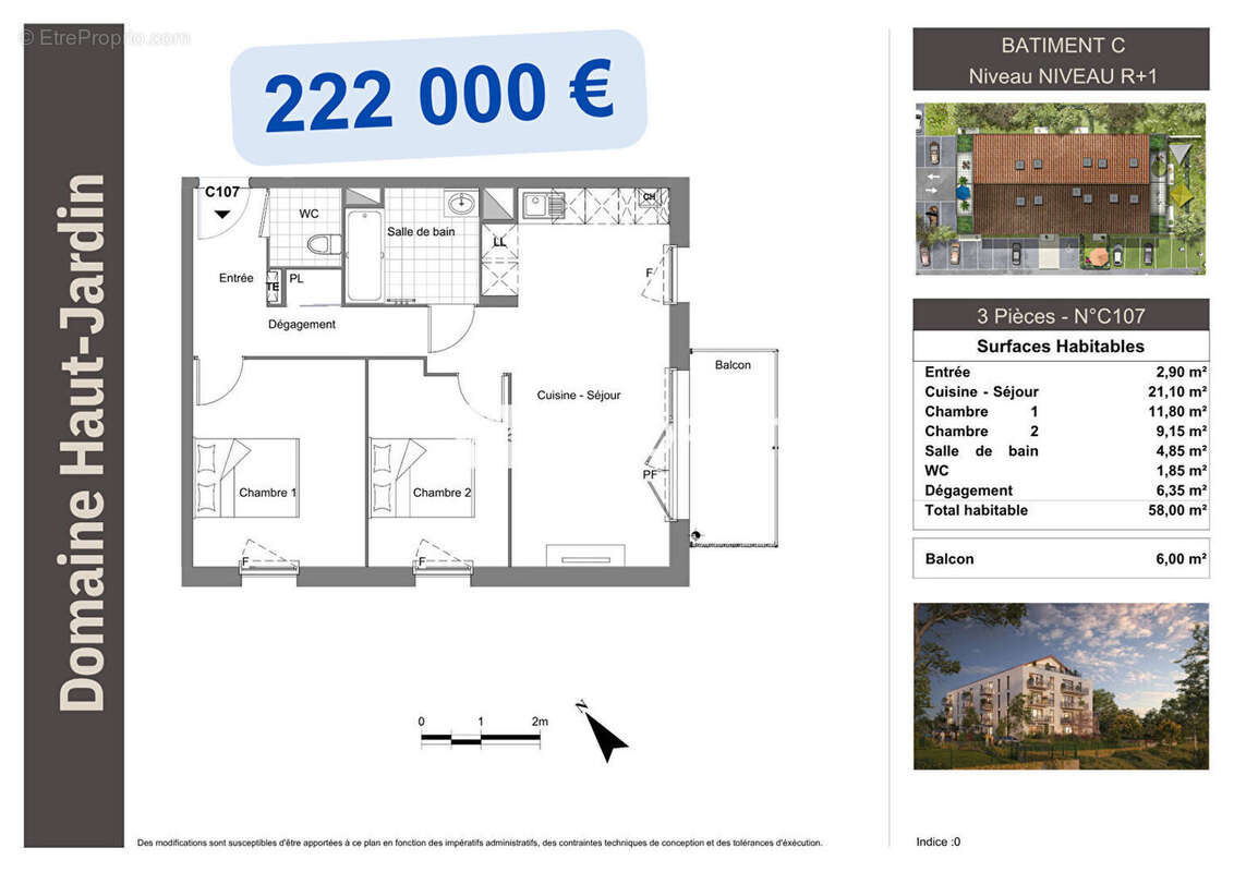 Appartement à VILLERUPT