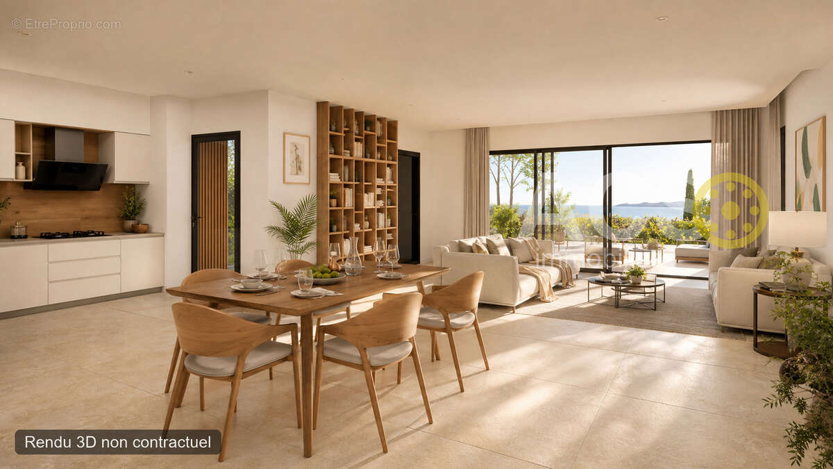 Sainte-Maxime - Appartement T3 de 78 m² avec jardin et terrasse, vue mer - 200m de la plage - photo 4